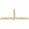 Ekena Millwork Eugene Rough Sawn Timber Gable Bracket, Douglas Fir, 108"W x 54"H x 6"D x 6"F, 12/12 Pitch GBW108X54X0606EUG00RDF - alternate 5
